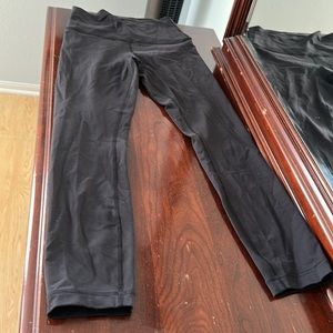Black Lululemon Leggings Size 6